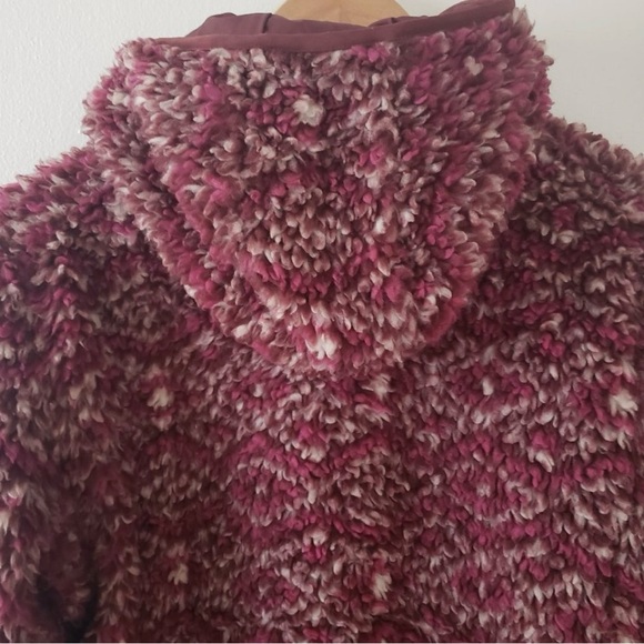 Patagonia - Fleece Retro X Deep Pile Southwest Sherpa Hooded Jacket Purple/Red - Picture 4 of 9